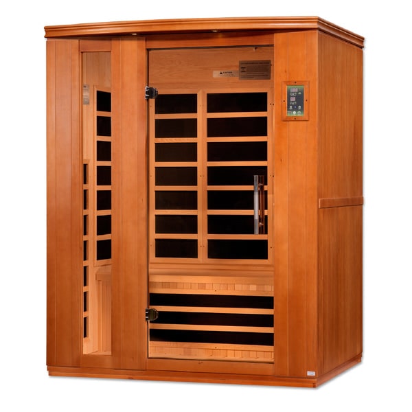 Golden Designs Dynamic "Lugano" 3-Person Low EMF FAR Infrared Sauna | DYN-6336-02-Sauna-Golden Designs-Nordica Sauna