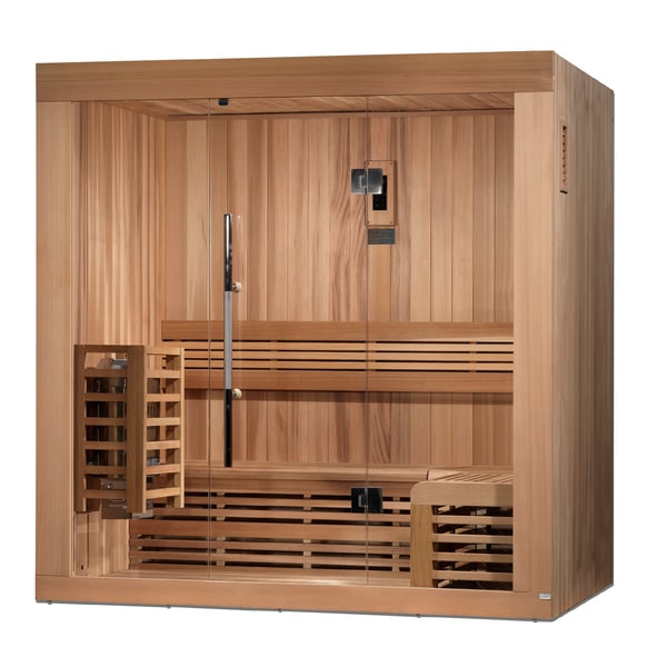 Golden Designs "Copenhagen Edition" 3-Person Traditional Steam Sauna | GDI-7389-02-Sauna-Golden Designs-Nordica Sauna