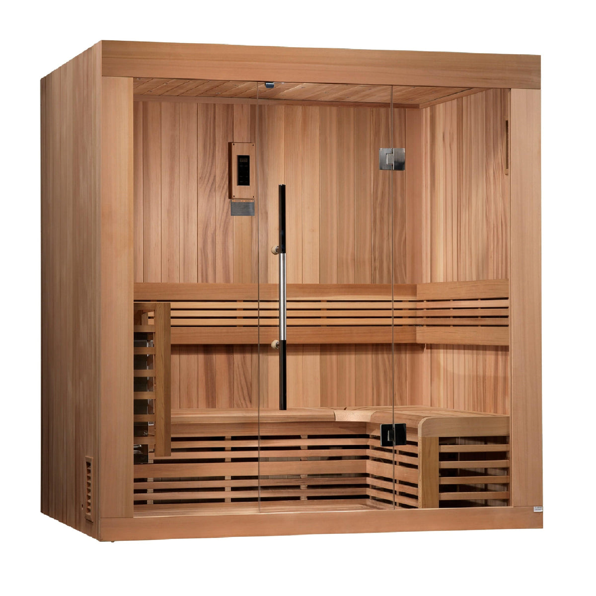 Golden Designs "Copenhagen Edition" 3-Person Traditional Steam Sauna | GDI-7389-02-Sauna-Golden Designs-Nordica Sauna