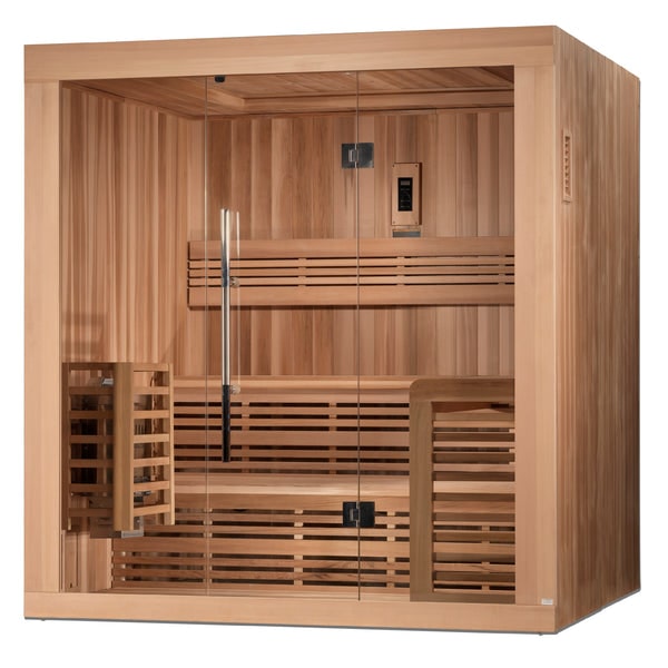 Golden Designs "Osla 2025 Edition" 6-Person Traditional Steam Sauna | GDI-7689-02-Sauna-Golden Designs-Nordica Sauna