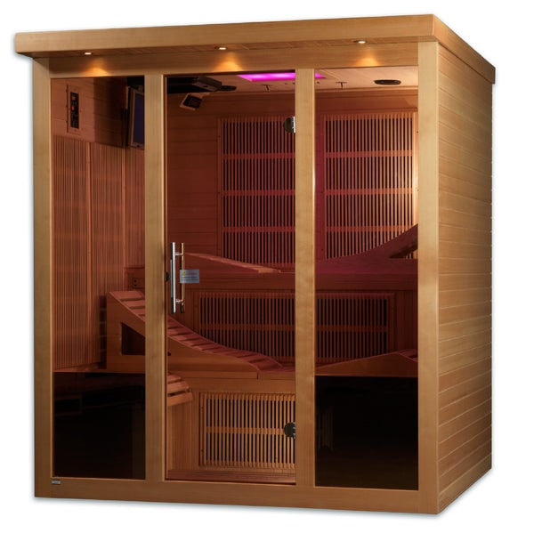 Golden Designs "Monaco" 6-Person Near Zero EMF FAR Infrared Sauna | GDI-6996-01-Sauna-Golden Designs-Nordica Sauna