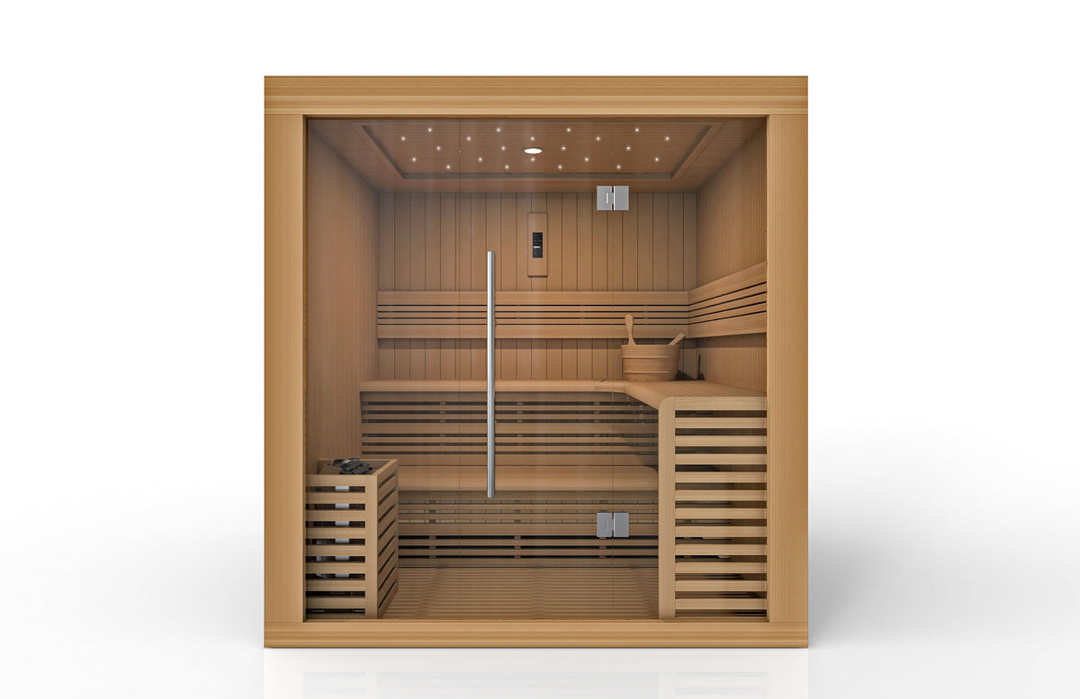 Golden Designs "Osla 2025 Edition" 6-Person Traditional Steam Sauna | GDI-7689-02-Sauna-Golden Designs-Nordica Sauna