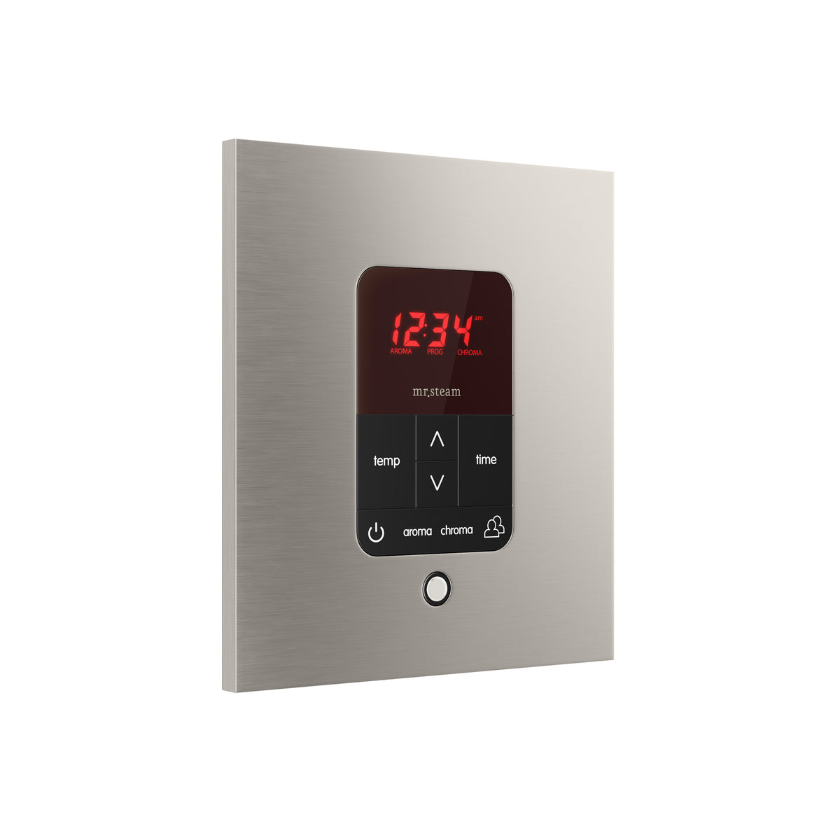 Mr. Steam iTempoPlus® Square Steam Shower Control-Steam Generator Controls-Mr. Steam-Brushed Bronze-Nordica Sauna