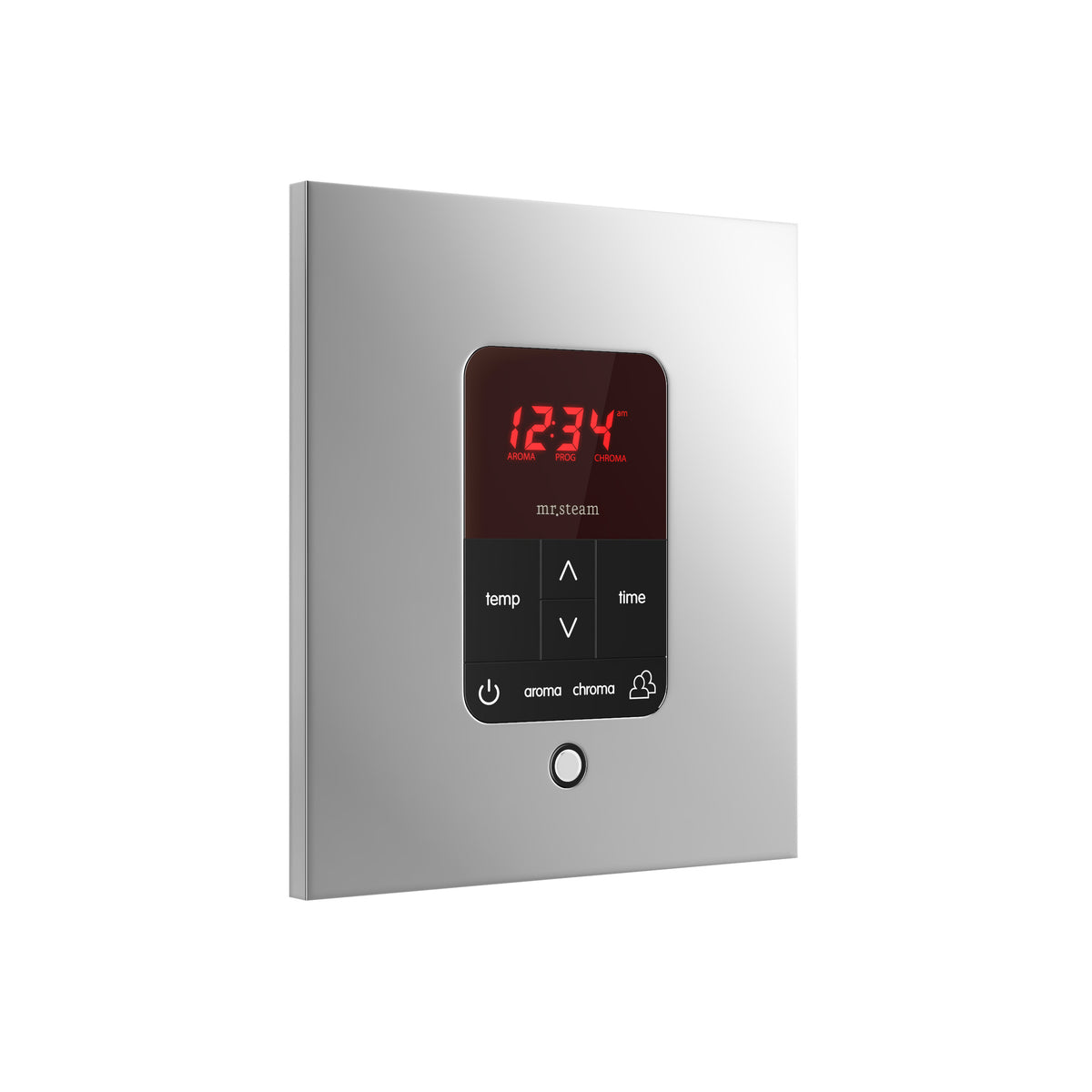Mr. Steam iTempoPlus® Square Steam Shower Control-Steam Generator Controls-Mr. Steam-Brushed Bronze-Nordica Sauna