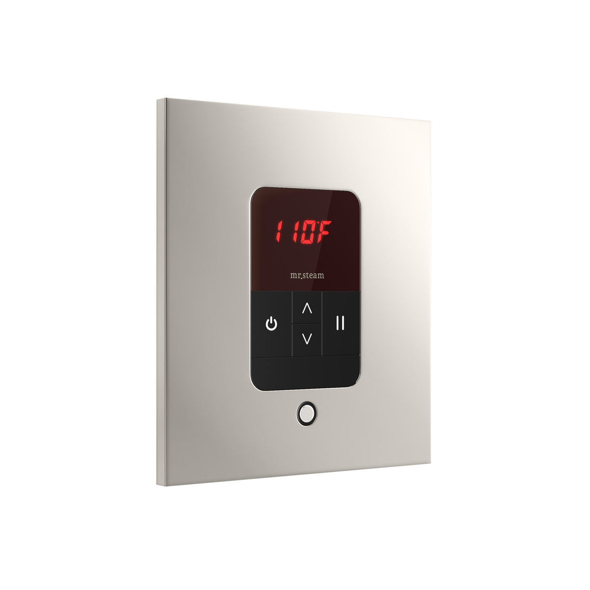 Mr. Steam iTempoPlus® Square Steam Shower Control-Steam Generator Controls-Mr. Steam-Brushed Bronze-Nordica Sauna