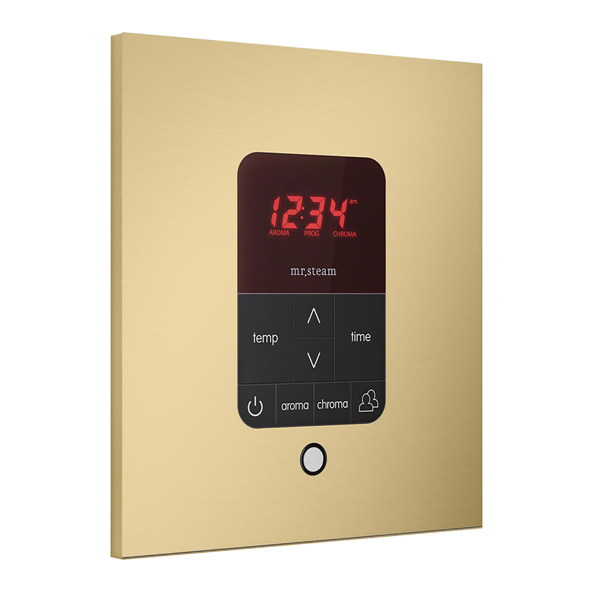 Mr. Steam iTempoPlus® Square Steam Shower Control-Steam Generator Controls-Mr. Steam-Brushed Bronze-Nordica Sauna