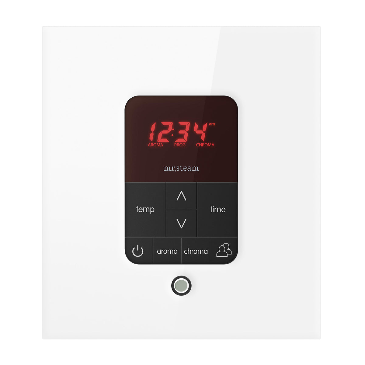 Mr. Steam iTempoPlus® Square Steam Shower Control-Steam Generator Controls-Mr. Steam-Brushed Bronze-Nordica Sauna