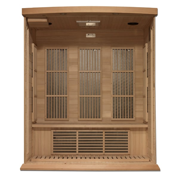 Golden Designs Maxxus Near Zero EMF FAR Infrared Sauna with Canadian Hemlock | MX-K306-01-ZF-Sauna-Golden Designs-Nordica Sauna