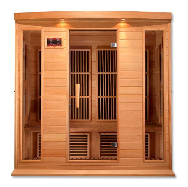 Golden Designs Maxxus 4-Person FAR Infrared Sauna - Low EMF | MX-K406-01-Sauna-Golden Designs-Nordica Sauna
