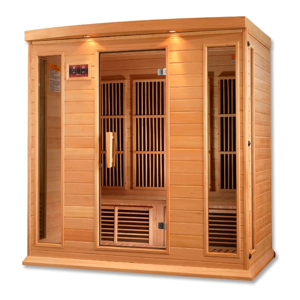 Golden Designs Maxxus 4-Person FAR Infrared Sauna - Low EMF | MX-K406-01-Sauna-Golden Designs-Nordica Sauna