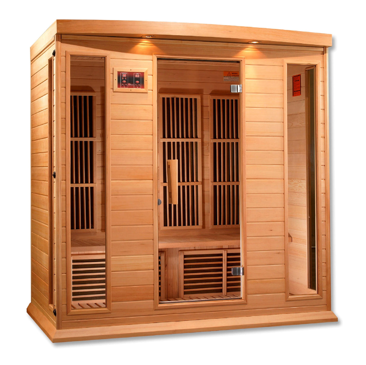 Golden Designs Maxxus 4-Person FAR Infrared Sauna - Low EMF | MX-K406-01-Sauna-Golden Designs-Nordica Sauna