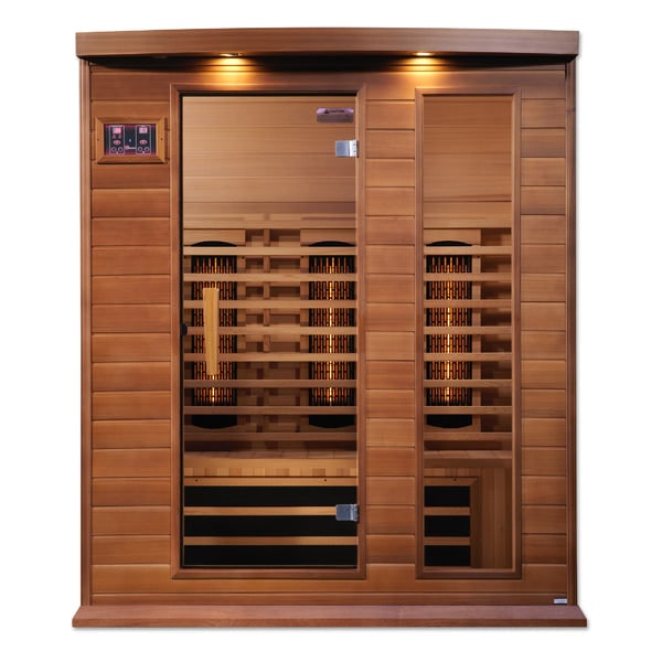 Golden Designs Maxxus 3-Person Full Spectrum Infrared Sauna with Canadian Red Cedar | MX-M306-01-FS CED-Sauna-Golden Designs-Nordica Sauna