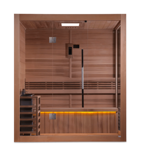 Golden Designs "Forssa Edition" 3 Person Indoor Traditional Steam Sauna | GDI-7203-01-Sauna-Golden Designs-Nordica Sauna