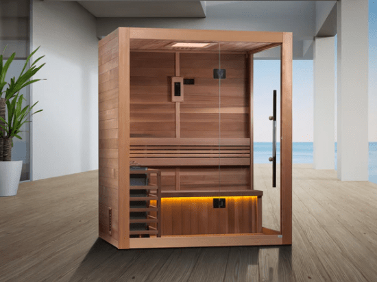 Golden Designs "Hanko Edition" 2 Person Indoor Traditional Steam Sauna | GDI-7202-01-Sauna-Golden Designs-Nordica Sauna