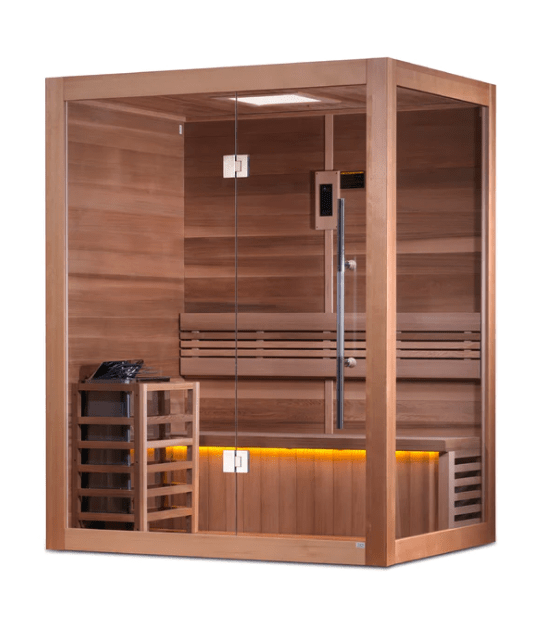 Golden Designs "Hanko Edition" 2 Person Indoor Traditional Steam Sauna | GDI-7202-01-Sauna-Golden Designs-Nordica Sauna