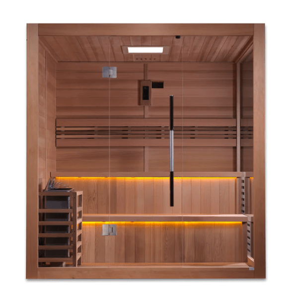 Golden Designs "Kuusamo Edition" 6 Person Indoor Traditional Steam Sauna | GDI-7206-01-Sauna-Golden Designs-Nordica Sauna