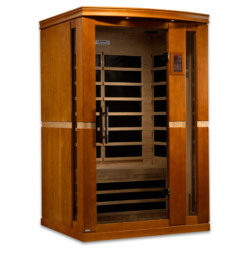 Golden Designs Dynamic "Vittoria" 2 Person Low EMF Infrared Sauna | DYN-6220-01-Sauna-Golden Designs-Nordica Sauna