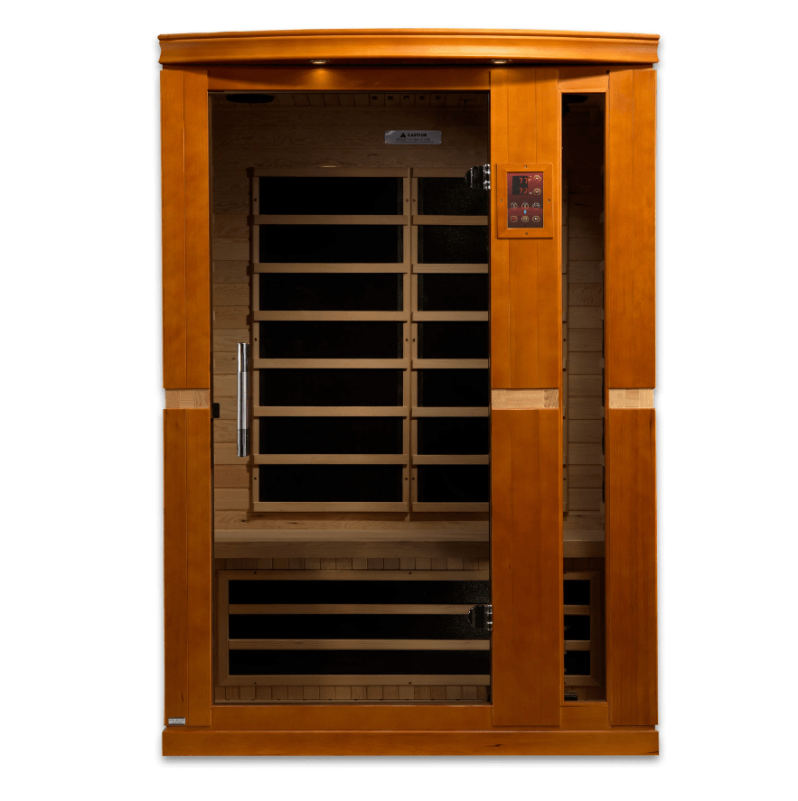 Golden Designs Dynamic "Vittoria" 2 Person Low EMF Infrared Sauna | DYN-6220-01-Sauna-Golden Designs-Nordica Sauna