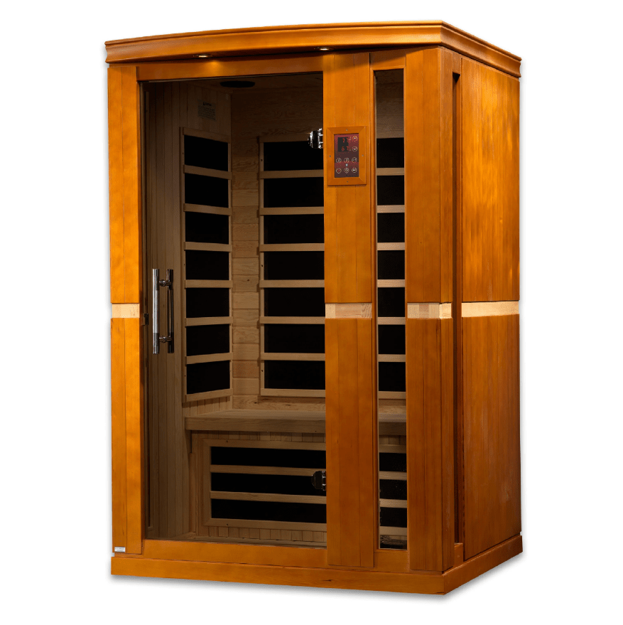 Golden Designs Dynamic "Vittoria" 2 Person Low EMF Infrared Sauna | DYN-6220-01-Sauna-Golden Designs-Nordica Sauna