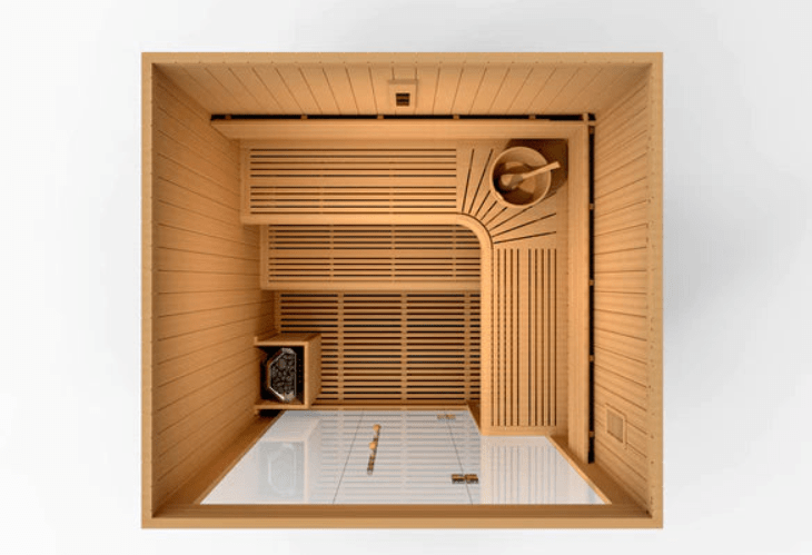 Golden Designs "Osla 2025 Edition" 6-Person Traditional Steam Sauna | GDI-7689-02-Sauna-Golden Designs-Nordica Sauna