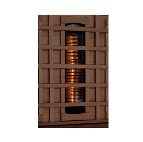 Golden Designs "Reserve Edition" 1-2 Person Full Spectrum PureTech™ Near Zero EMF Infrared Sauna with Himalayan Salt Bar | GDI-8010-03-Sauna-Golden Designs-Nordica Sauna