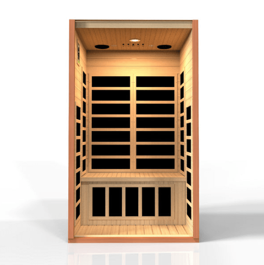 Golden Designs Dynamic "Avila Elite" 1-2 Person Ultra Low EMF FAR Infrared Sauna | DYN-6103-01 Elite-Sauna-Golden Designs-Nordica Sauna