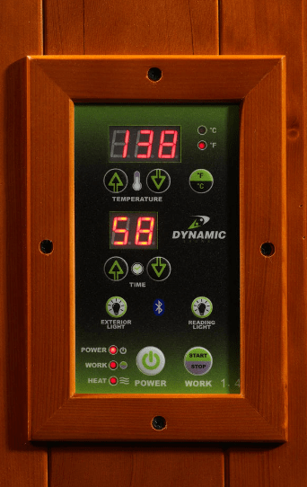 Golden Designs Dynamic "Avila Elite" 1-2 Person Ultra Low EMF FAR Infrared Sauna | DYN-6103-01 Elite-Sauna-Golden Designs-Nordica Sauna