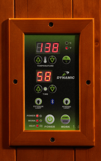 Golden Designs Dynamic "Avila" 1-2 Person Low EMF FAR Infrared Sauna | DYN-6103-01-Sauna-Golden Designs-Nordica Sauna