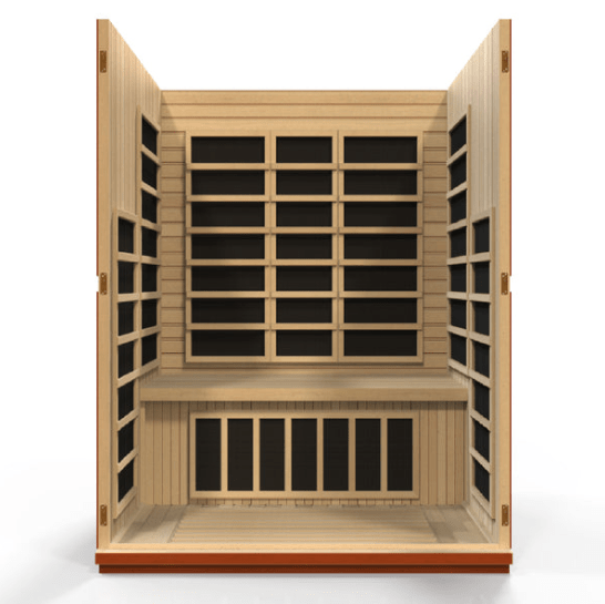Golden Designs Dynamic "Bellagio" 3-Person Low EMF FAR Infrared Sauna | DYN-6306-02-Sauna-Golden Designs-Nordica Sauna