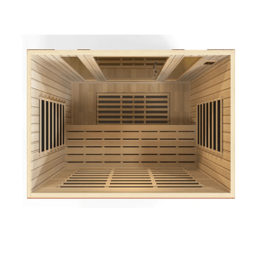Golden Designs Dynamic "Bergamo" 4-Person Low EMF FAR Infrared Sauna | DYN-6440-01-Sauna-Golden Designs-Nordica Sauna
