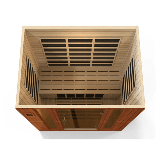 Golden Designs Dynamic "Bergamo" 4-Person Low EMF FAR Infrared Sauna | DYN-6440-01-Sauna-Golden Designs-Nordica Sauna