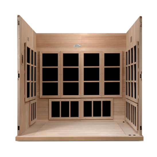 Golden Designs Dynamic "Catalonia" 8-Person Near Zero EMF Wheel Chair Sauna | GDI-6880-01-Sauna-Golden Designs-Nordica Sauna