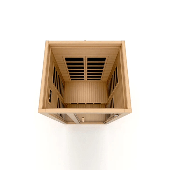Golden Designs Dynamic "Gracia" 1-2 Person Low EMF FAR Infrared Sauna | DYN-6119-01-Sauna-Golden Designs-Nordica Sauna