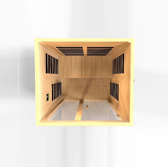 Golden Designs Dynamic "Santiago Elite" 2-Person Ultra Low EMF FAR Infrared Sauna | DYN-6209-02 Elite-Sauna-Golden Designs-Nordica Sauna
