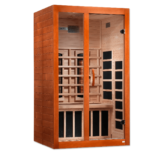 Golden Designs Dynamic "Santiago Full Spectrum" 2-Person Full Spectrum Infrared Sauna | DYN-6209-03 FS-Sauna-Golden Designs-Nordica Sauna