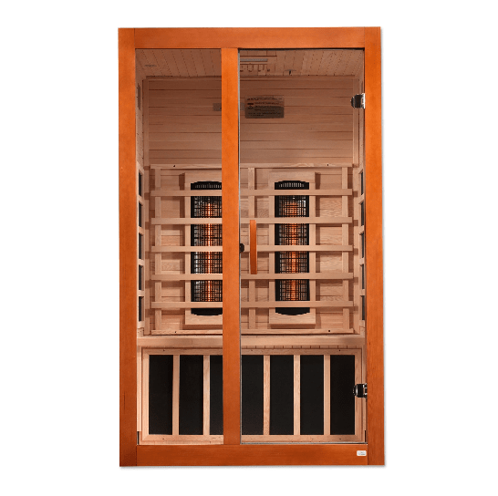 Golden Designs Dynamic "Santiago Full Spectrum" 2-Person Full Spectrum Infrared Sauna | DYN-6209-03 FS-Sauna-Golden Designs-Nordica Sauna