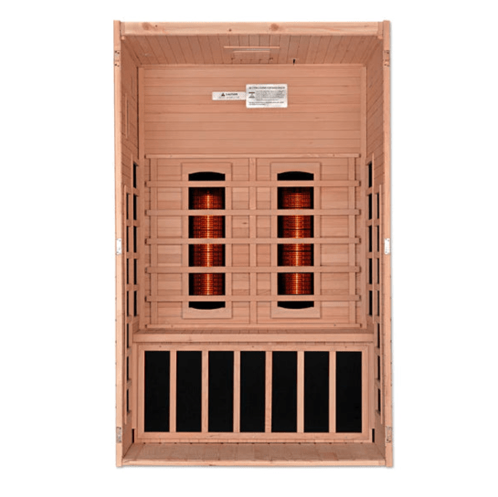 Golden Designs Dynamic "Santiago Full Spectrum" 2-Person Full Spectrum Infrared Sauna | DYN-6209-03 FS-Sauna-Golden Designs-Nordica Sauna
