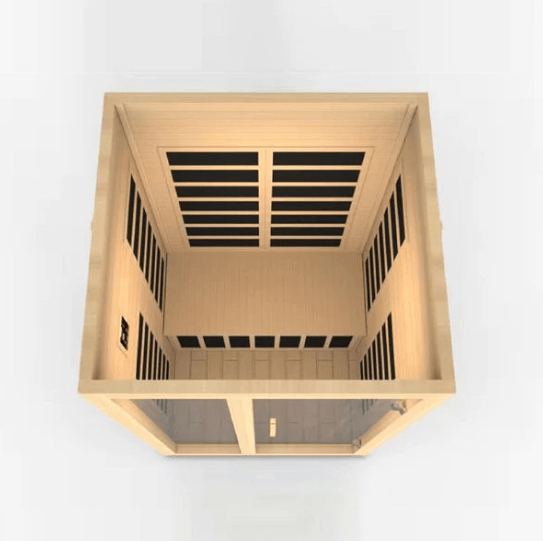 Golden Designs Dynamic "Santiago" 2-Person Low EMF Infrared Sauna | DYN-6209-01-Sauna-Golden Designs-Nordica Sauna