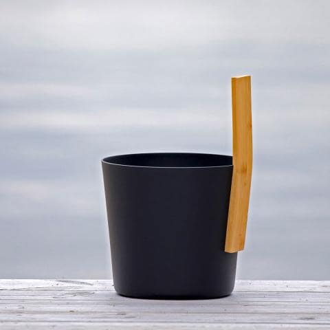 Kolo Sauna Bucket 3-Sauna Accessories-KOLO-Black-Nordica Sauna