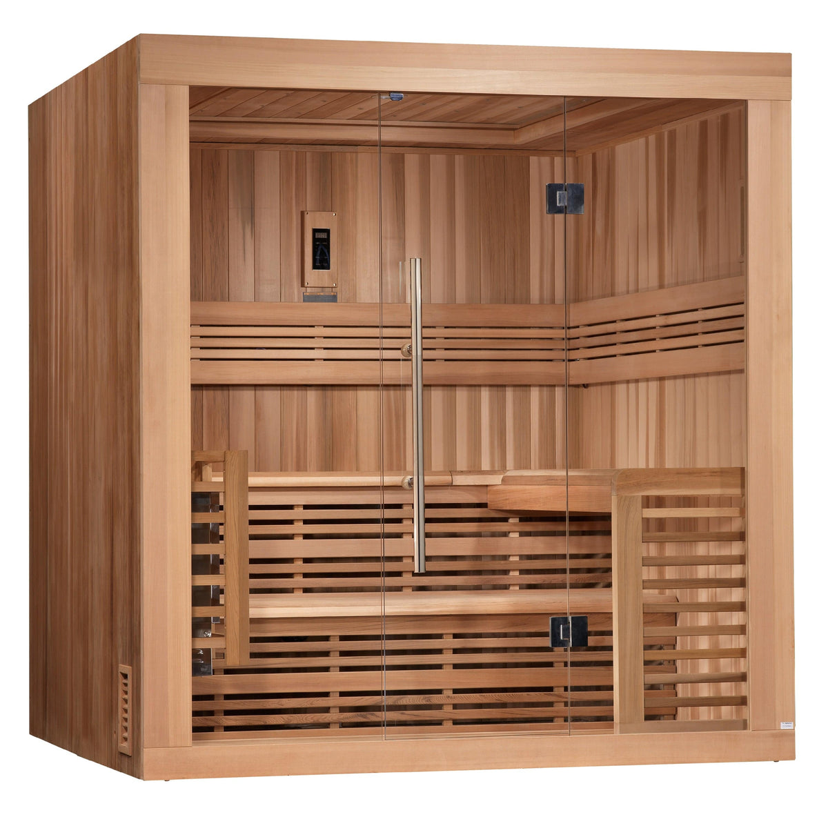 Golden Designs "Osla 2025 Edition" 6-Person Traditional Steam Sauna | GDI-7689-02-Sauna-Golden Designs-Nordica Sauna