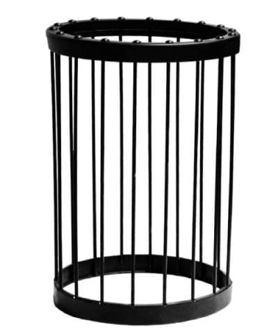 Harvia Smoke Pipe Cover, Legend Series, Black Steel-Sauna Heater Accessories-Harvia-Nordica Sauna