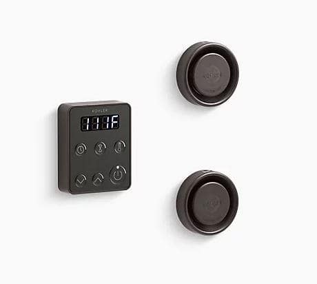 Kohler Invigoration Series Tandem Steam Generator Control Kit K-5558-Steam Generator Control Packages-Kohler-Oil Rubbed Bronze-Nordica Sauna