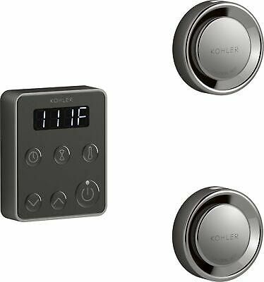 Kohler Invigoration Series Tandem Steam Generator Control Kit K-5558-Steam Generator Control Packages-Kohler-Vibrant Titanium-Nordica Sauna