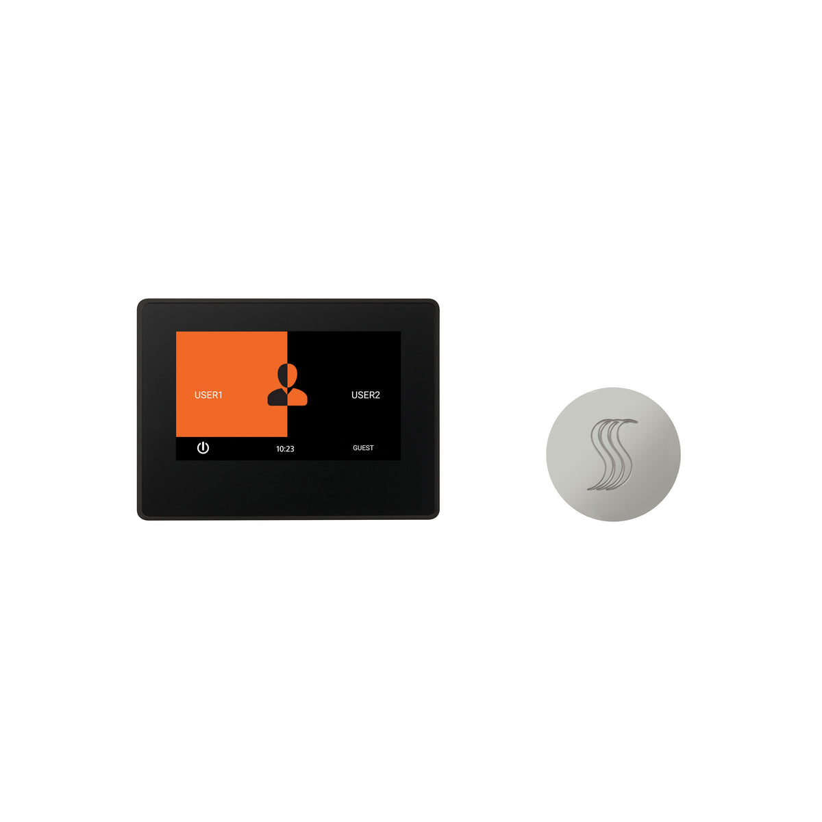 ThermaSol ThermaTouch 7" Control and Steam Head Kit Round-Steam Shower Controls & Accessories-ThermaSol-Polished Chrome-Nordica Sauna