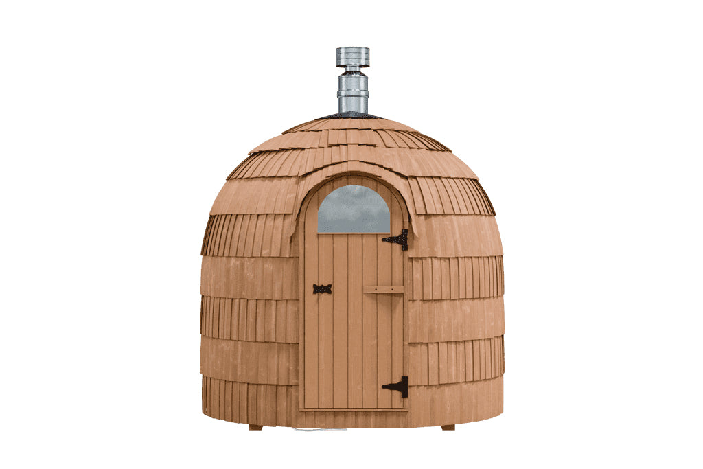 Iglucraft Single Iglusauna 4-Person Fully Assembled Outdoor Sauna