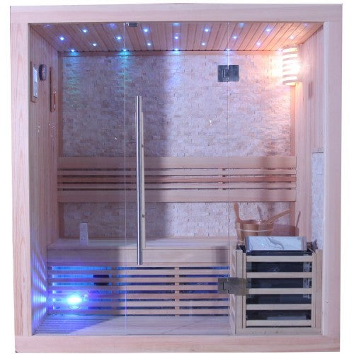Sunray Westlake 3-Person Luxury Traditional Sauna-Sauna-Sunray-Nordica Sauna