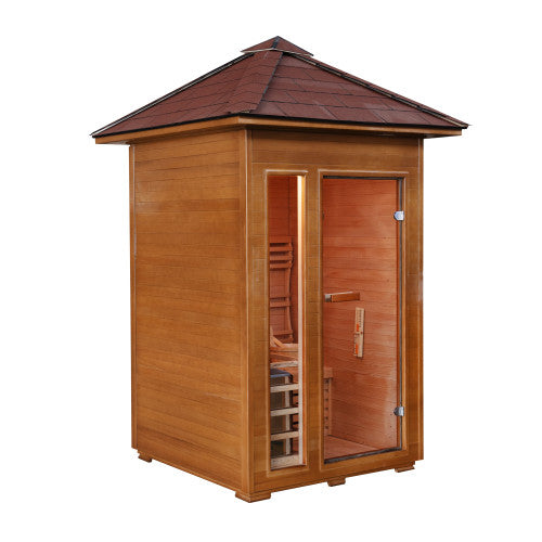 Sunray Bristow 2-Person Outdoor Traditional Sauna w/Window