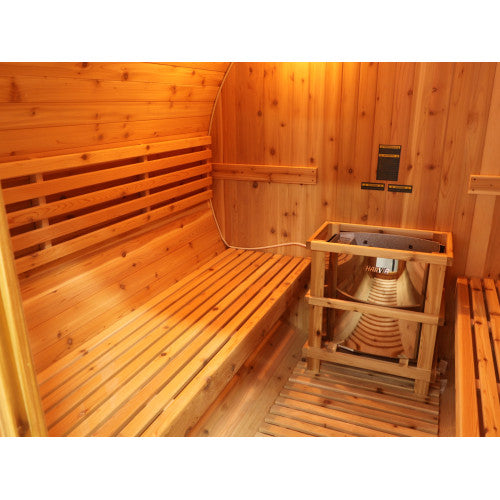 Sunray Galley 4-Person Traditional Sauna with 6kW Harvia Heater