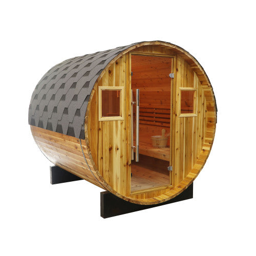 Sunray Galley 4-Person Traditional Sauna with 6kW Harvia Heater-Sauna-Sunray-Nordica Sauna