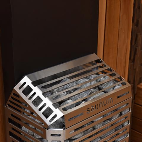 Saunum Air 7 Sauna Heater - Air Series, 6.4kW Sauna Heater w/ Climate Equalizer